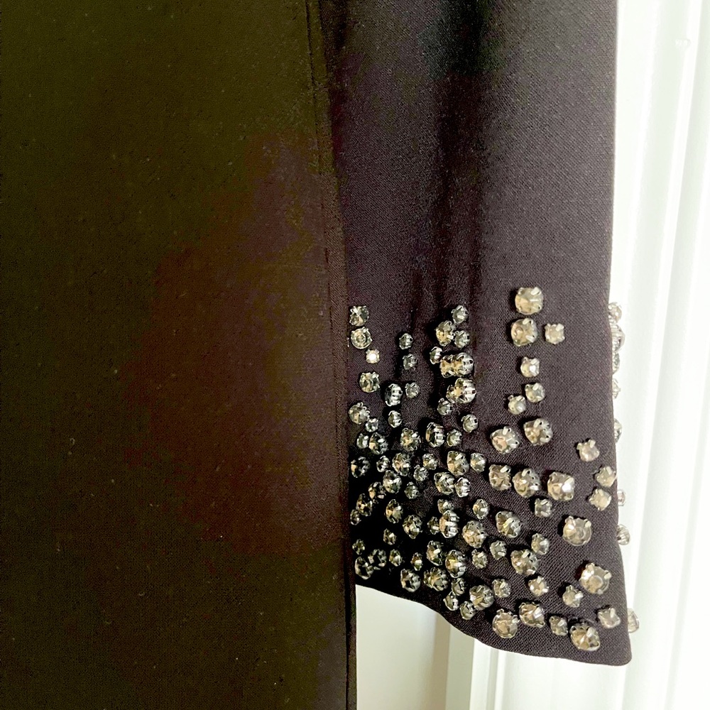 Black dress with fancy sleeves